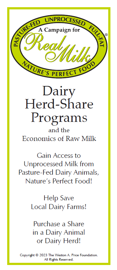 Cover of our herd-share brochure.